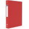 OXFORD Classeur Memphis A4 Dos 40mm 4 Anneaux Ronds Couverture Polypro Rouge