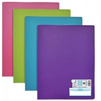Lot de 10 : 100206142 Protege document en polypropylene Memphis assortis mode 60 vues 