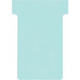 Nobo 2002006 Lot de 100 Fiches T indice 2 Bleu Clair