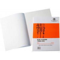 Bloc de dessin 3 epis® de 20 feuilles blanches A4 110 g/m²