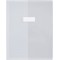 Protege-cahiers 240 x 320 mm Incolore PVC 22/100eme Haute qualite avec rabat