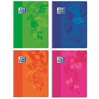 Oxford 92950 Cahier Spirale Couverture Cartonnee Reliure Integrale Optik Paper A4+ Papier Vert