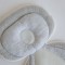 Domiva Cale bébé BODY PAD 3D - 32,5 x 65 cm - Coton/Polyester - Gris