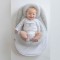 Domiva Cale bébé SAFETY PAD 3D - 40 x 65 cm - Coton/Polyester - Gris