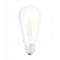 OSRAM Ampoule LED Edison clair filament 4,5W40 E27 chaud