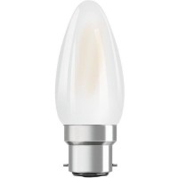 OSRAM Ampoule LED Flamme verre dépoli 4W40 B22 chaud