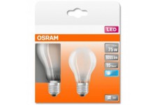 OSRAM BTE2 Ampoule LED Standard verre dépoli 7,5W75 E27 froid