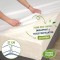 SWEET NIGHT Protege matelas imperméable anti-acariens traitement végétal Greenfirst - 80 x 190/200 cm - Blanc