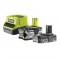 RYOBI Pack 3 outils sans fil One+ RCK183C-242S - Perceuse - meuleuse - perforateur - 2 batteries 2Ah et 4Ah - sac