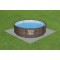 BESTWAY Tapis de sol gris pour piscine, 9 pieces, 50 x 50 cm, 2,25m² de surface couverte