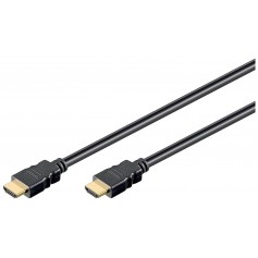 GOOBAY Câble HDMI 1.4 Blindé 1 m Noir
