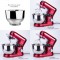 Kitchen Move - Robot patissier multifonction BAT-1519 - 1500W - Bol 5.5L - DALLAS - Rouge acier