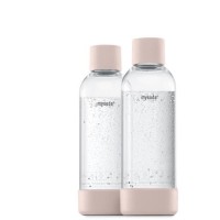MYSODA - Pack de 2 bouteilles Pink PET et Biocomposite 1L