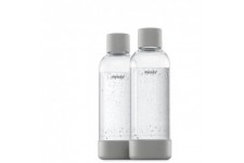 MYSODA - Pack de 2 bouteilles Gray PET et Biocomposite 1L