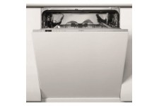 Lave-vaisselle tout intégrable WHIRLPOOL WIC3C34PE - 14 couverts - Induction - L60cm - 44dB - Blanc