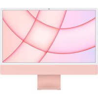Apple - 24 iMac Retina 4,5K (2021) - Puce Apple M1 - RAM 8Go - Stockage 256Go - GPU 8 coeurs - Rose