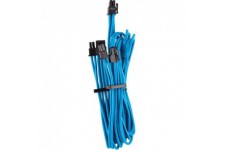 CORSAIR Premium Individually Sleeved Split PCIe cable (2 connectors), Type 4 (Generation 4), BLUE (CP-8920253)