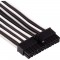 CORSAIR Premium Individually Sleeved ATX 24-pin, Type 4 (Generation 4), WHITE/BLACK (CP-8920234)