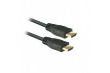 APM Cordon HDMI 4K Ethernet - Mâle/Mâle - Noir - 1,8m - Clip