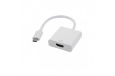 APM Adaptateur USB 3.1 Type-C/HDMI - Mâle/Femelle - Blanc