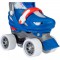 Rollers quad reglable - NIIDJAM - Enfant - Bleu et blanc - GEOMETRIE