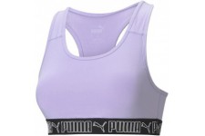 PUMA - Brassiere sport Mid Impact - coques amovibles - technologie DRYCELL - polyester recyclé - violet - femme