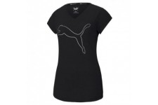 PUMA - T-shirt sport Favorite Heather - technologie DRYCELL évacuation humidité - polyester recyclé - noir - femme