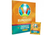UEFA EURO 2020 Stickers 2021 Tournament Edition - Pack de 10 pochettes + Album offert - Panini - Football