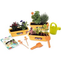 Smoby - Silence ça Pousse - Jardinieres - Accessoires de Jardinage + Livret Explicatif Inclus - Des 5 Ans - 870308