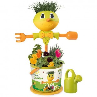 Smoby - Silence ça Pousse - Epouvantail - Jeu de Jardinage pour Enfant - DIY - Accessoires Inclus - Des 5 Ans - 870316