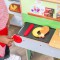 KIDKRAFT - Marchande Cuisine en bois pliable Let's Pretend