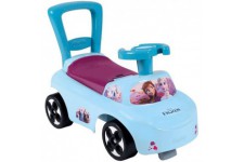 Smoby - La Reine des Neiges - Porteur Auto - Fonction Trotteur - Volant Directionnel - Pour Enfant Des 10 Mois - Coffre a Jouets