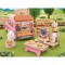 SYLVANIAN FAMILIES - Le monospace rose et set de pique-nique