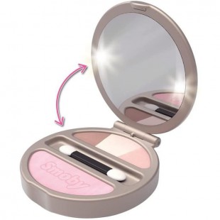 Smoby - My Beauty Powder Compact - Poudrier Factice Lumineux - Miroir - 320151