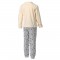 HARRY POTTER Pyjama Beige/Gris Chiné Enfant