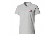 TOMMY HILFIGER JEANS Polo Badge Gris Homme