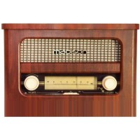 MADISON MAD-RETRORADIO - Radio rétro - Bluetooth, Radio FM, Entrée MP3 - Eclairage de la gradation des fréquences