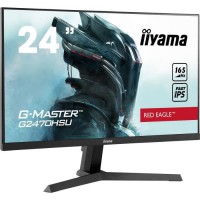Ecran PC Gamer - IIYAMA G-Master Red Eagle G2470HSU-B1 - 23,8 FHD - Dalle IPS - 0,8 ms - 165 Hz - HDMI / DisplayPort - FreeSync