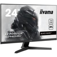 Ecran PC Gamer - IIYAMA G2440HSU-B1 - Master Black Hawk - 23,8 FHD - Dalle IPS - 1 ms - 75Hz - HDMI / DisplayPort - AMD FreeSync