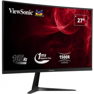 Ecran PC Gamer Incurvé - VIEWSONIC VX2718 - PC - MHD - 27 FHD - Dalle VA - 1 ms - 165Hz - HDMI / DisplayPort -