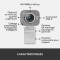 Webcam StreamCam - FHD - LOGITECH - Blanc