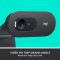 LOGITECH - Webcam HD C505 - USB HD 720p - Microphone Longue Portée - Compatible avec PC ou Mac - Gris Noir