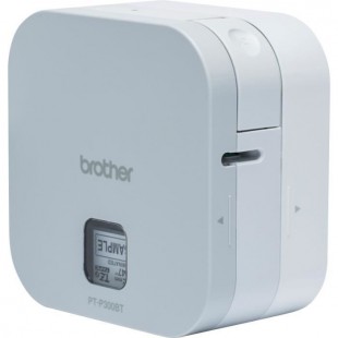 Cube Etiqueteuse Compacte - BROTHER PT-P300BT P-Touch se Connecte Facilement aux Smartphones et Tablettes jusqu'a 12 mm