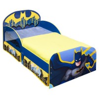 BATMAN Lit pour enfants avec espace de rangement sous le lit pour matelas 140x70cm