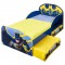 BATMAN Lit pour enfants avec espace de rangement sous le lit pour matelas 140x70cm