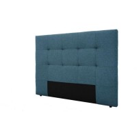 Tete de lit HERA - Bleu Marine - Pour couchage 140 et 160 - 165 x 120 cm