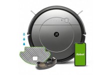 iRobot R113840 - Aspirateur robot 2 en 1 Roomba Combo - Home Base - 3 modes de lavage - Bac 450ml - Réservoir d'eau 300 ml
