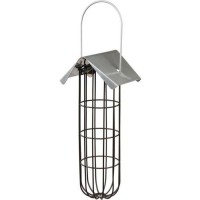 Mangeoire boule de graisse pour oiseaux 11 × 33 × 10 cm noir