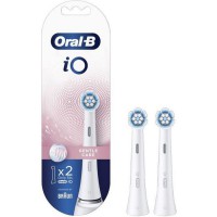 Oral-B iO Gentle Care Brossettes de Recharge pour Brosse a Dents Électrique Jusqu'a 100 % d'élimination plaque dentaire, Pack de