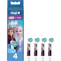ORAL-B 80352086 - Brossettes de rechange Disney La reine des neiges 2 - Pour brosse a dents éléctrique Oral-B Kids - Lot de 4